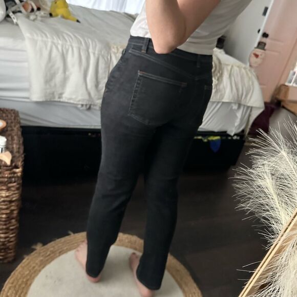 Eileen Fisher Women’s 2 Organic Cotton Blend Dark Jeans - Picture 2 of 8